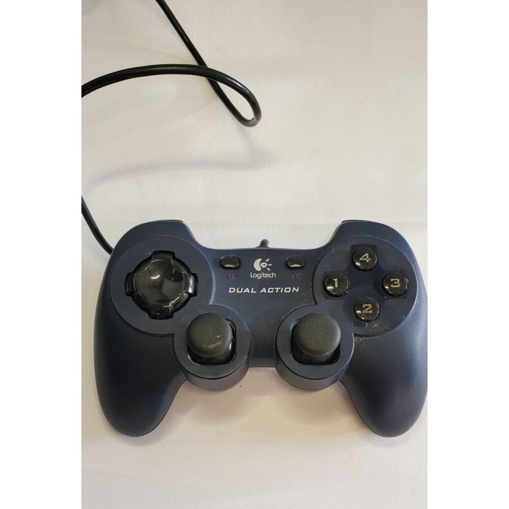 Logitech Dual Action Gamepad USB Game Controller G-UD8 Dark Blue